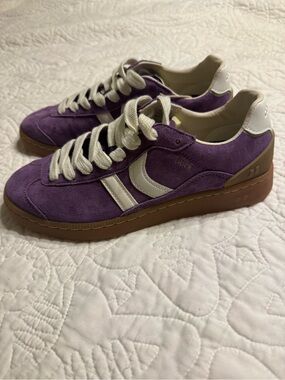 New without box Cool Way Duck Purple Rain Gum Suede Women's Sneaker 8